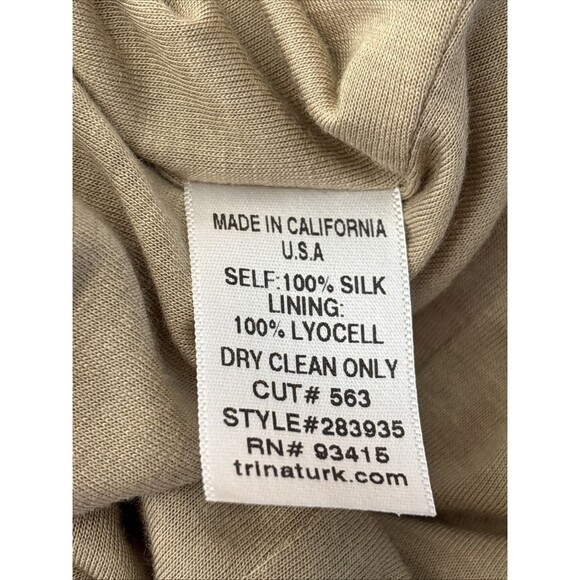 Trina Turk Women’s  Mini Dress Coral Multi Print Halter Dress Sz 6 - Picture 12 of 13